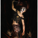 Illustration for article titled Pinup art that kicks you in the teeth